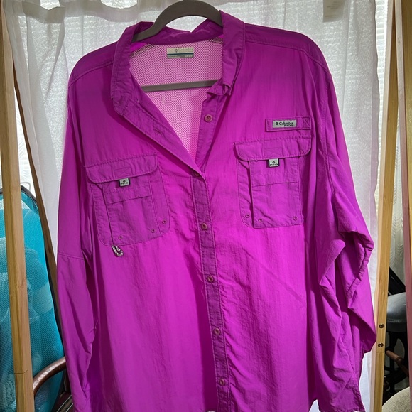 NWT Columbia Fuchsia 3X Jacket - Picture 1 of 5